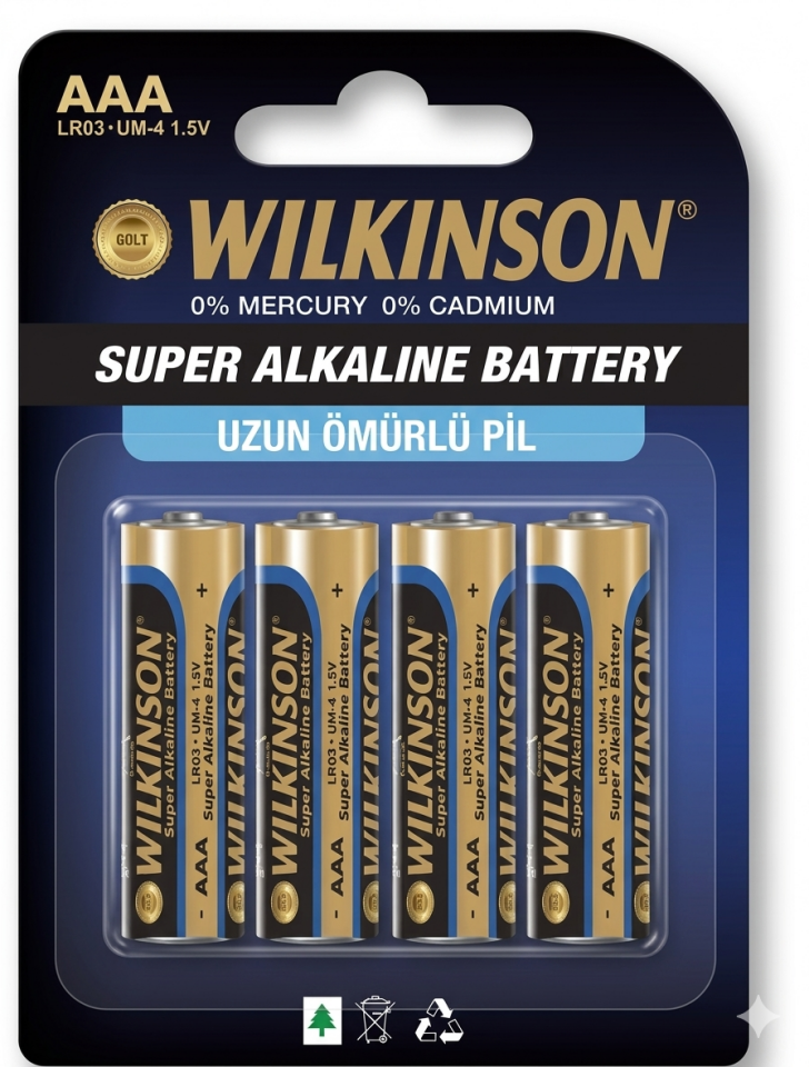 Wilkinson Alkalin İnce Pil