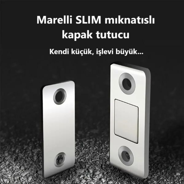 Marelli Slim Mıknatıslı Kapak Tutucu 4lü