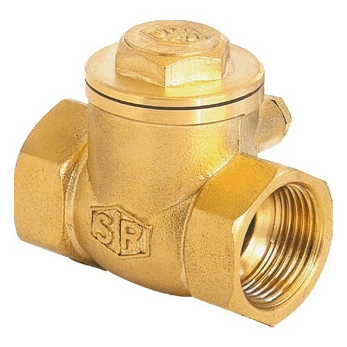 Sarı Pirinç Çalparalı Çekvalf 3/4