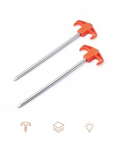 Naturehike Galvaniz Çadır Kazığı 2Adet 25cm