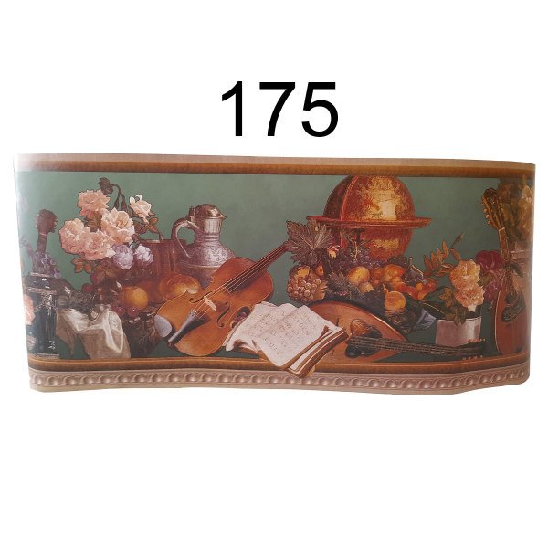 Papatya Duvar Bordürü 17.5cm - 10m