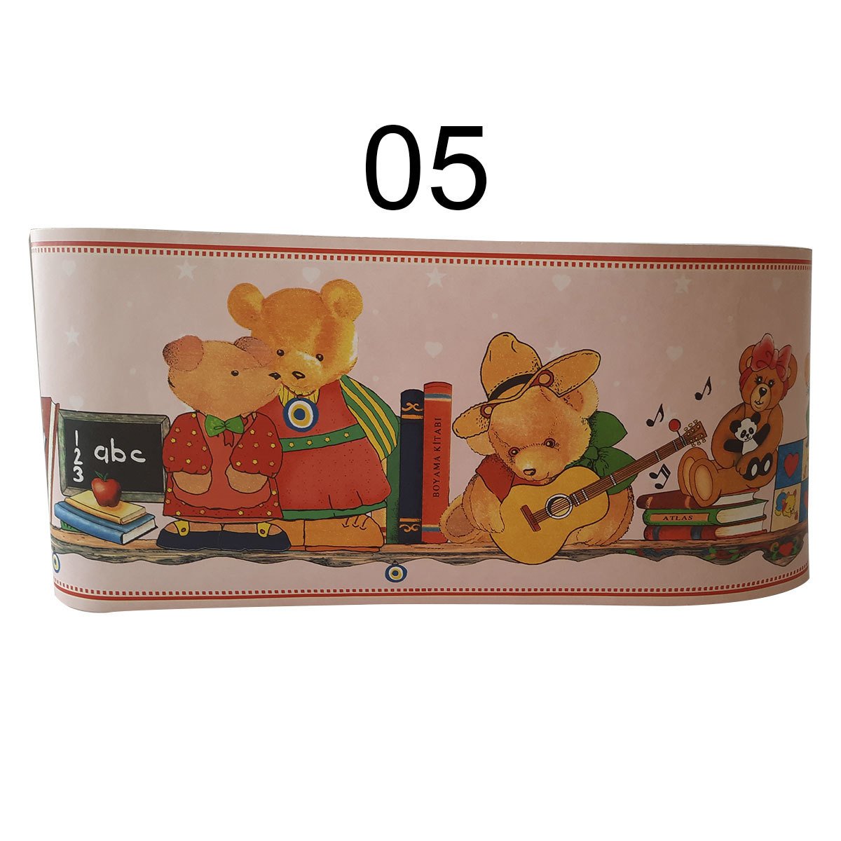 Papatya Duvar Bordürü 17.5cm - 10m 05