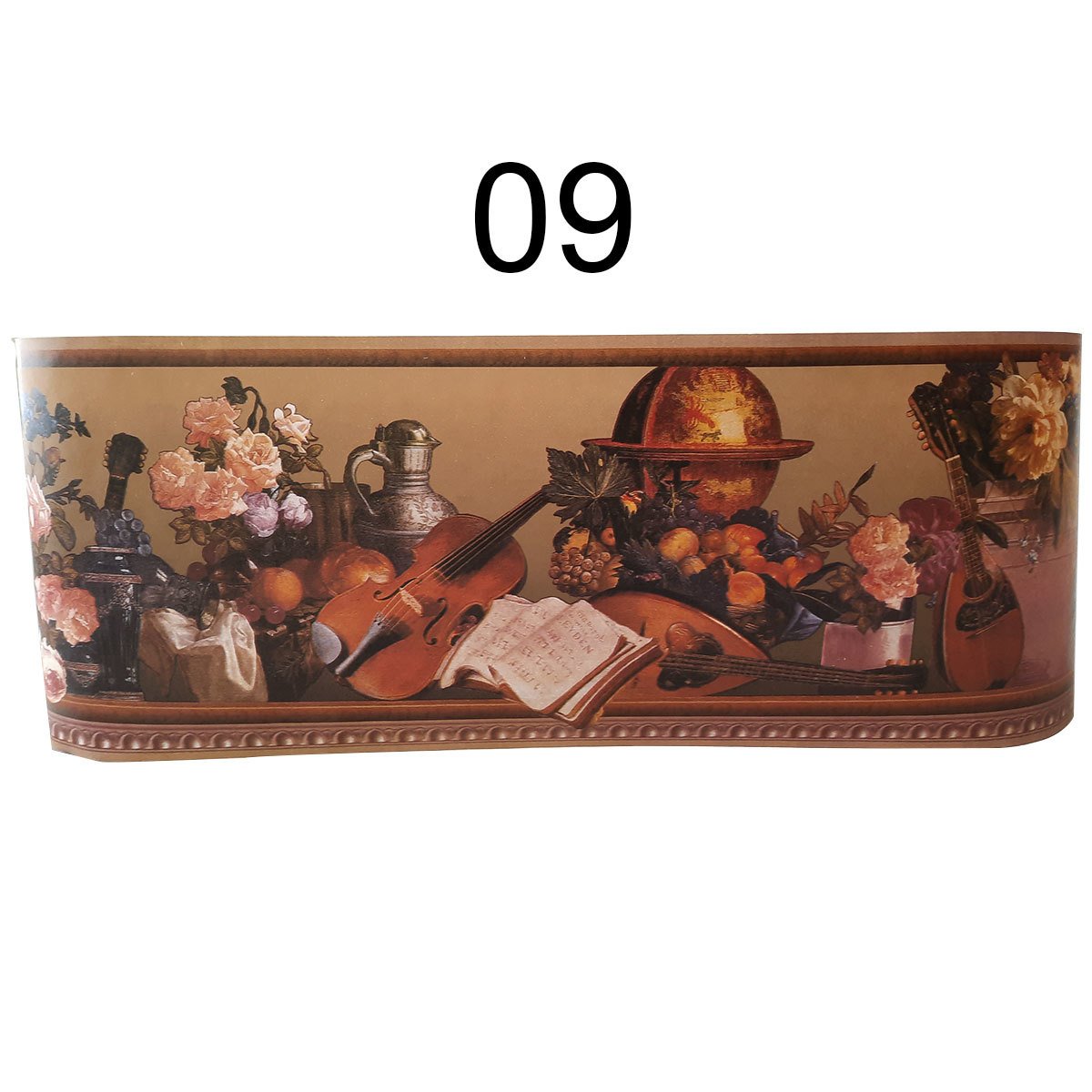 Papatya Duvar Bordürü 17.5cm - 10m 09