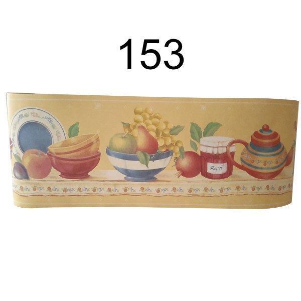 Papatya Duvar Bordürü 15cm - 10m