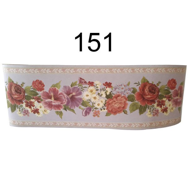 Papatya Duvar Bordürü 13cm - 10m