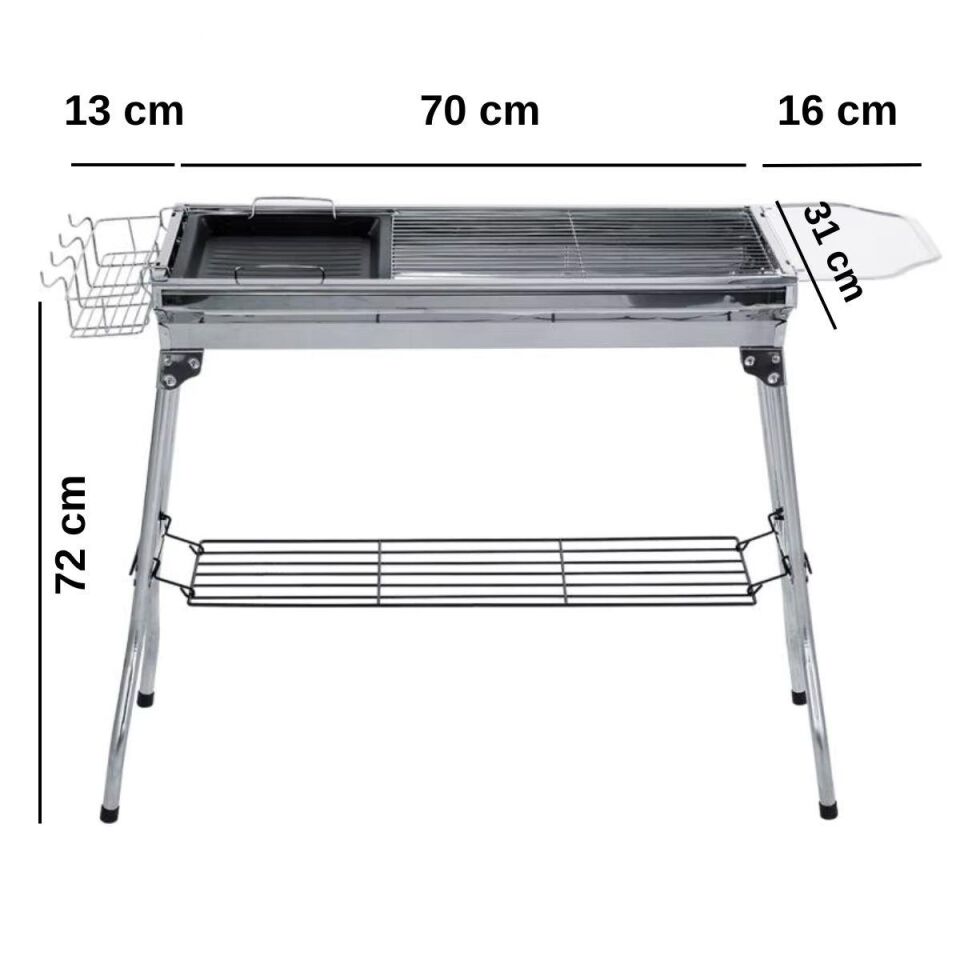 Madfox Grillmate Portatif Katlanır BBQ Mangal
