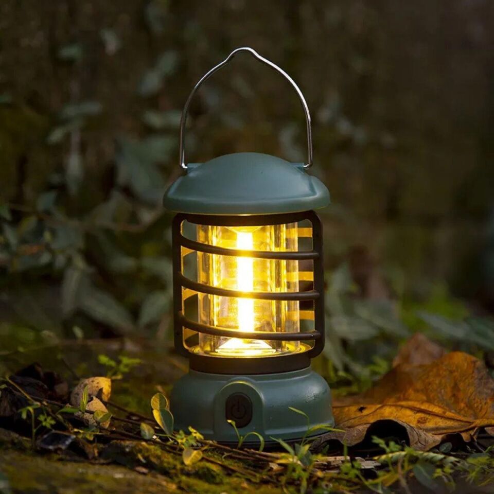 Madfox Vintage Glamping Kamp Lambası 300 Lümen