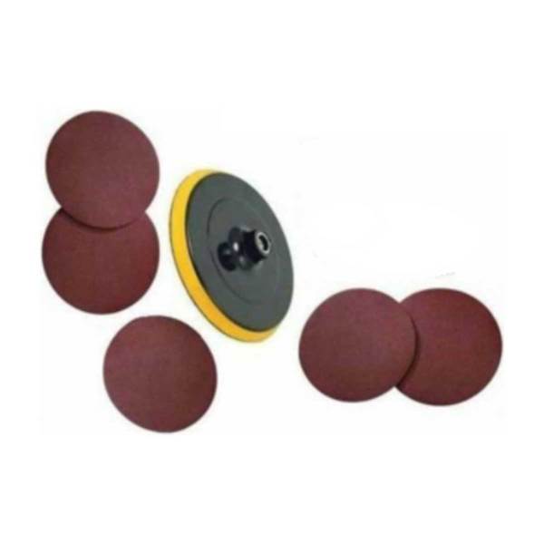 SFD Cırt Zımpara Disk Altı 180mm 6 Adet Zımpara Dahil