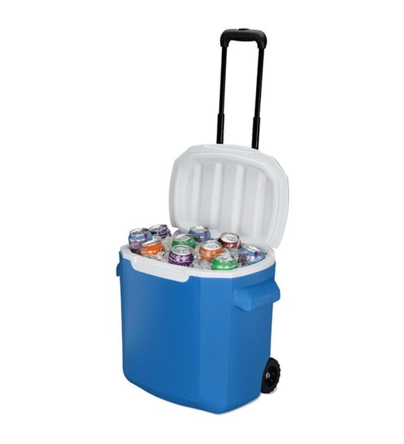 Coleman Performance 28 QT Tekerlekli Soğutucu Buzluk 26 Lt MAVİ/BEYAZ